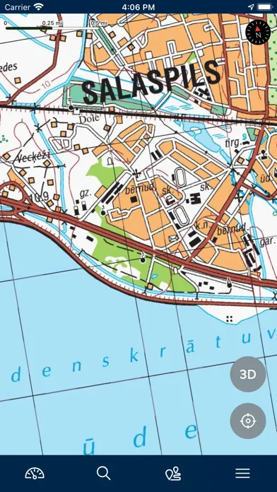 Zrzuty ekranu BalticMaps