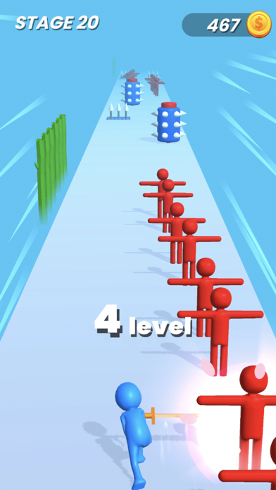 Capturas de tela do Ninja Run: Hit and Cut