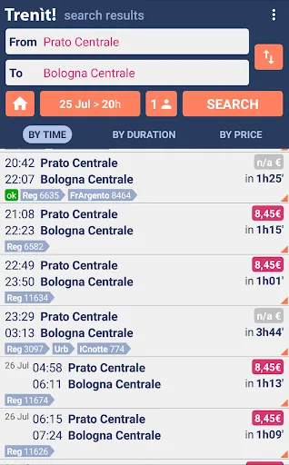 Trenit - find Trains in Italy Ekran Görüntüleri