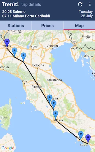 Trenit - find Trains in Italy Ekran Görüntüleri