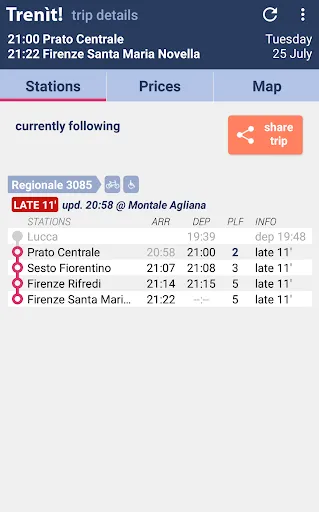Trenit - find Trains in Italy Ekran Görüntüleri