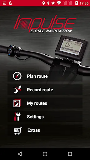 Impulse E-Bike Navigation 스크린샷