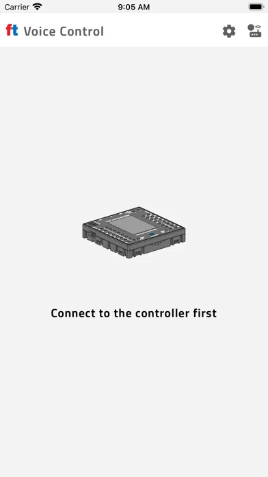Captures d'écran de Voice Control fischertechnik