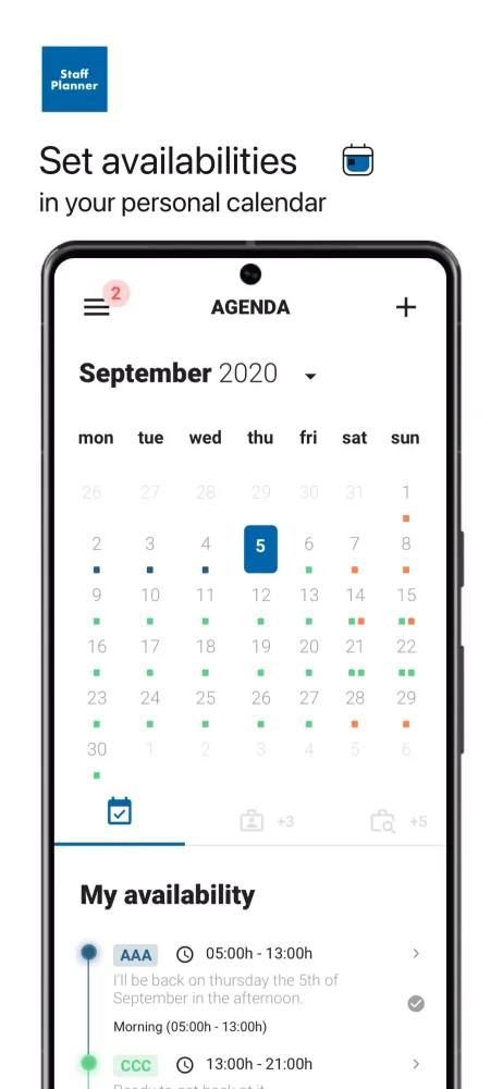 Intercruises Staff Planner Screenshots