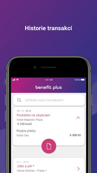 Tangkapan layar Benefit Plus