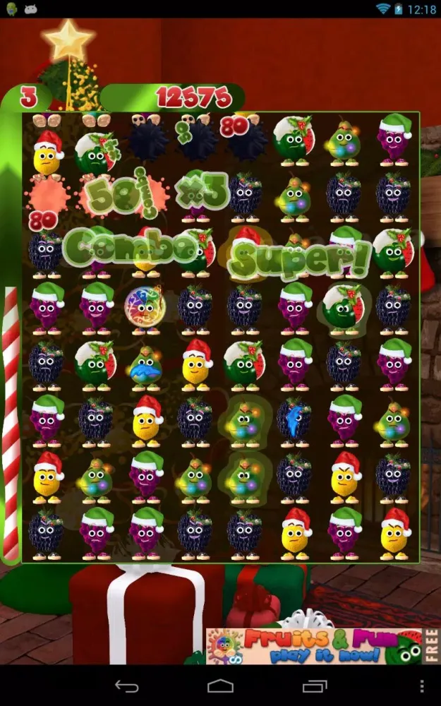Jewels? Fruits! Xmas Screenshots