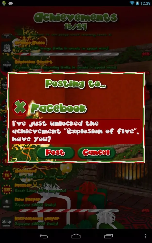 Jewels? Fruits! Xmas Screenshots