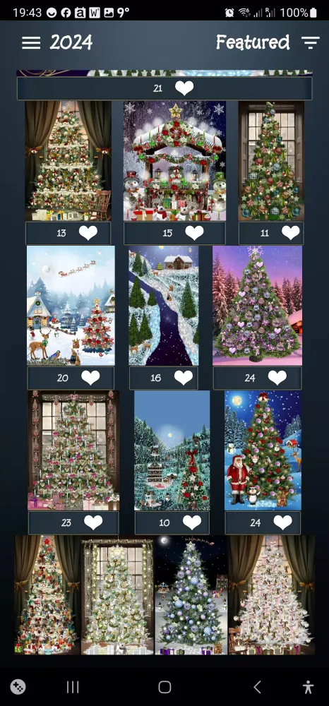 Tangkapan layar My Xmas Tree