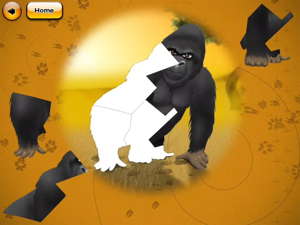 Screenshot di зоопарка животных: пазлы, звуки и игры в слова iPad 