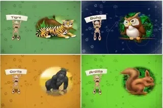 Ảnh chụp màn hình của Animales del zoo para los niños
