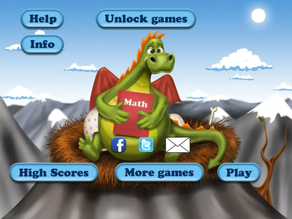 Dragon Math Free : Memorize your Math tables playing iPad 应用截图