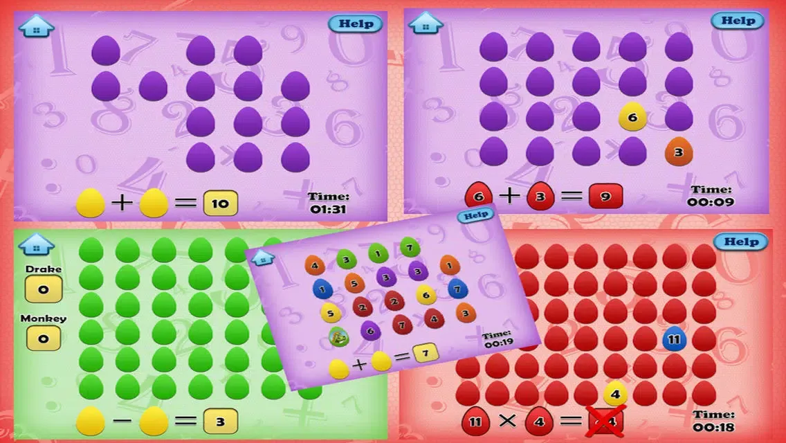 Dragon Math Free : Memorize your Math tables playing应用截图
