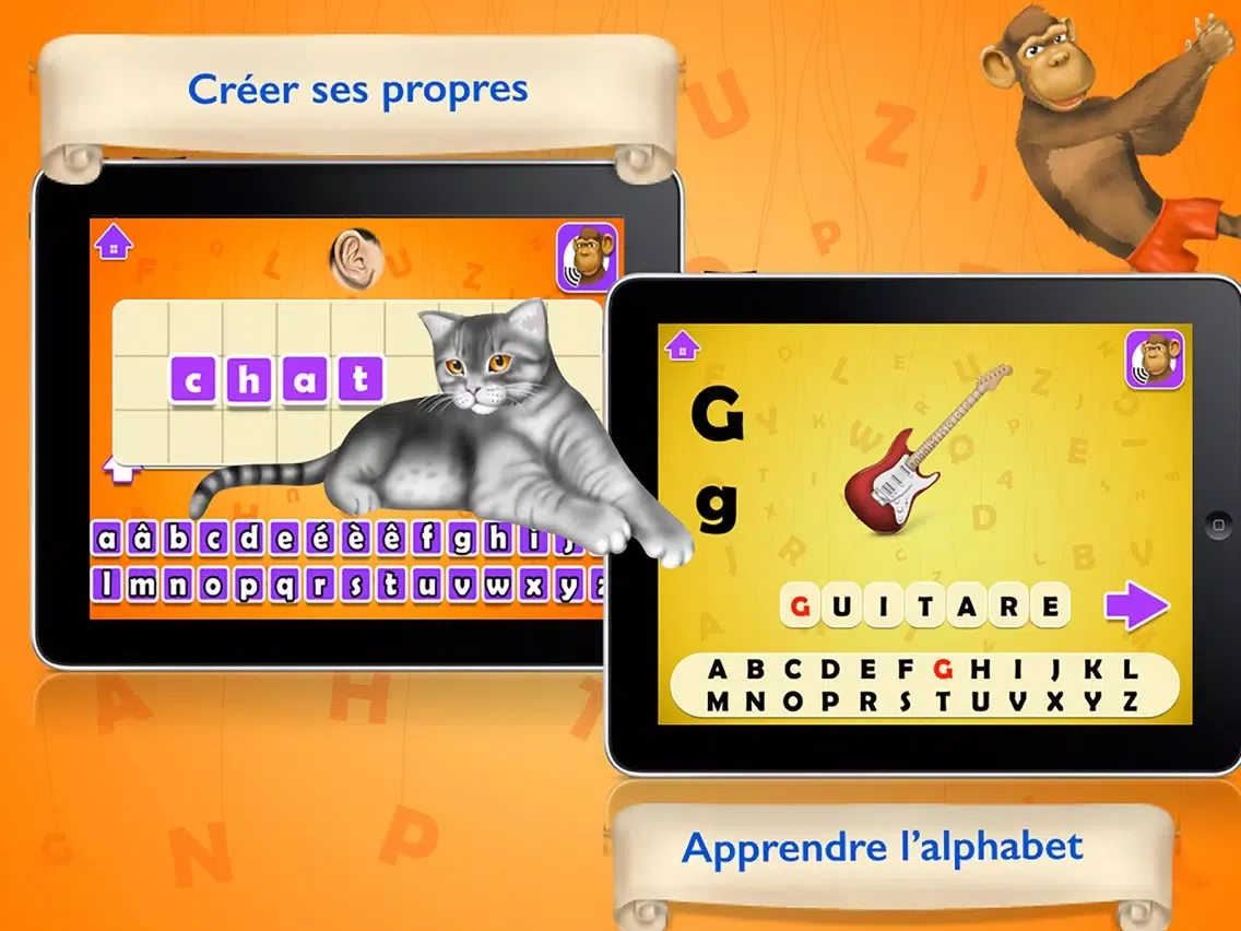 Apprendre l' alphabet, lire et ecrire iPad 应用截图