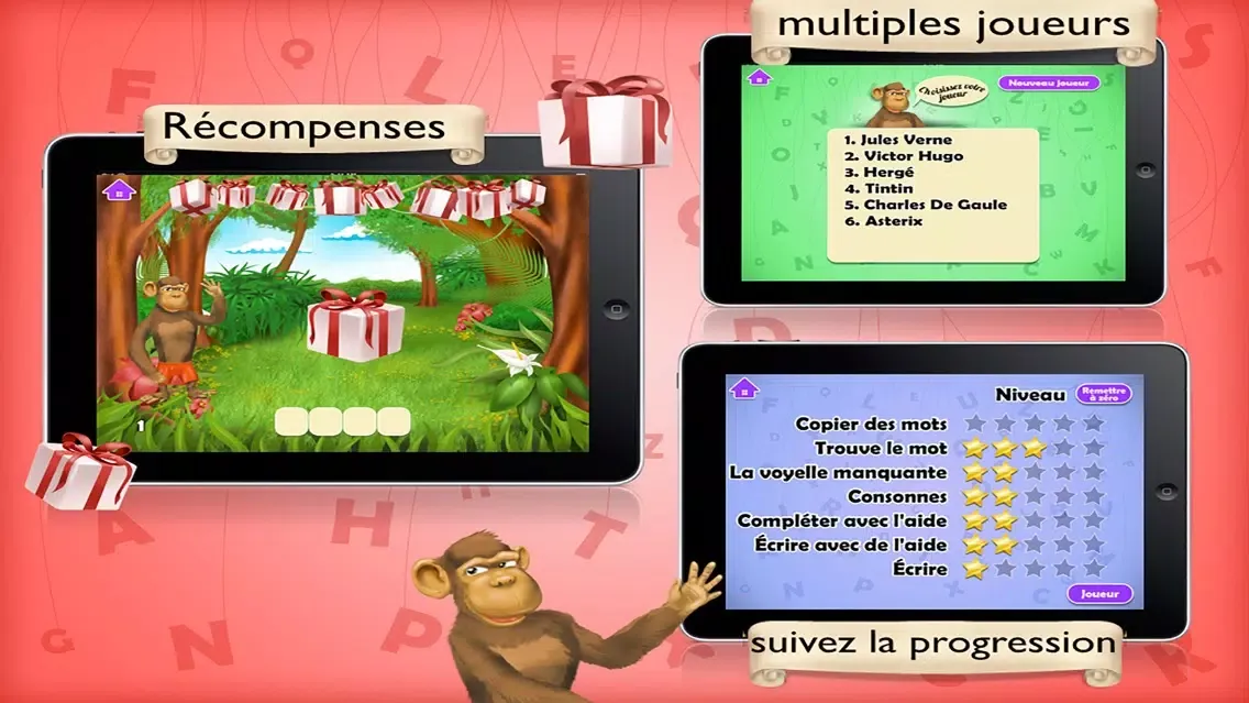 Apprendre l' alphabet, lire et ecrire应用截图