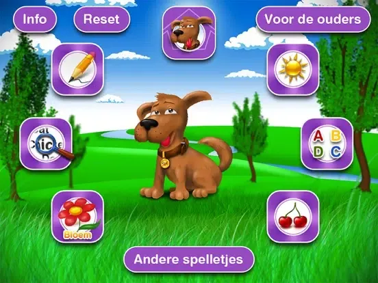 Tangkapan layar Spelletjes om kleuters te leren lezen iPad 