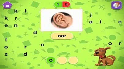 Tangkapan layar Spelletjes om kleuters te leren lezen