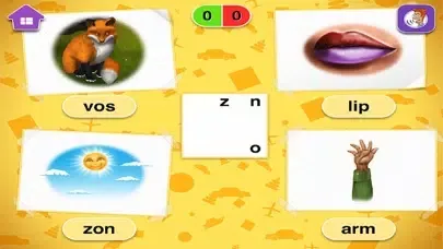 Tangkapan layar Spelletjes om kleuters te leren lezen