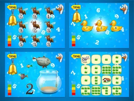 spelletjes voor kleuters : de cijfers iPad  Ekran Görüntüleri