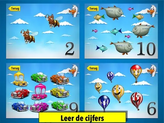 spelletjes voor kleuters : de cijfers iPad  Ekran Görüntüleri