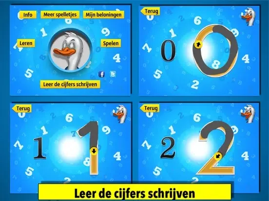 spelletjes voor kleuters : de cijfers iPad  Ekran Görüntüleri