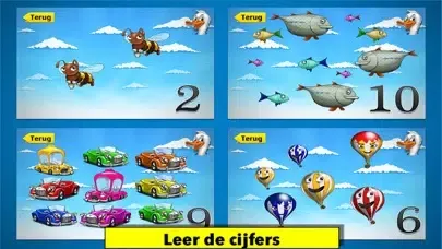 spelletjes voor kleuters : de cijfers Ekran Görüntüleri