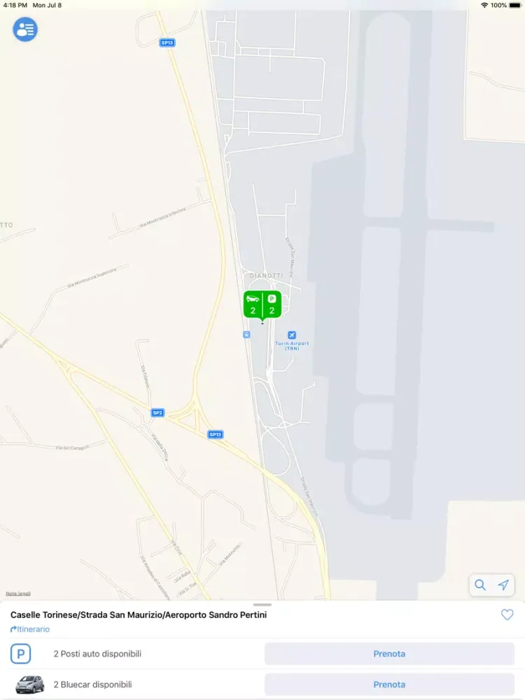BlueTorino iPad 應用截圖