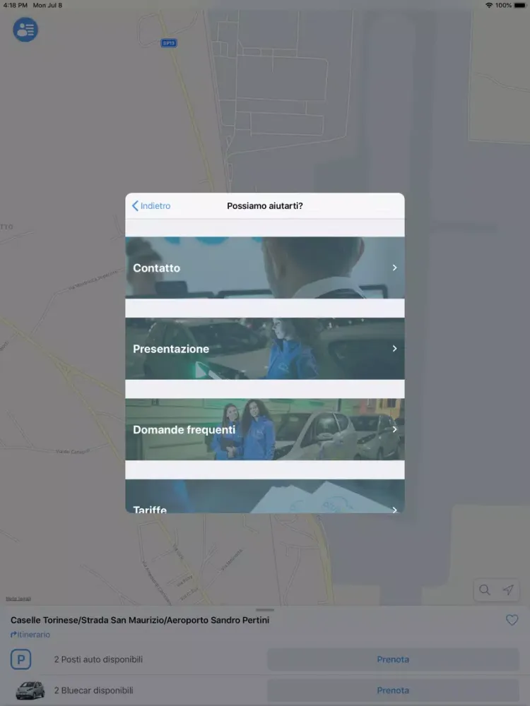 BlueTorino iPad 應用截圖