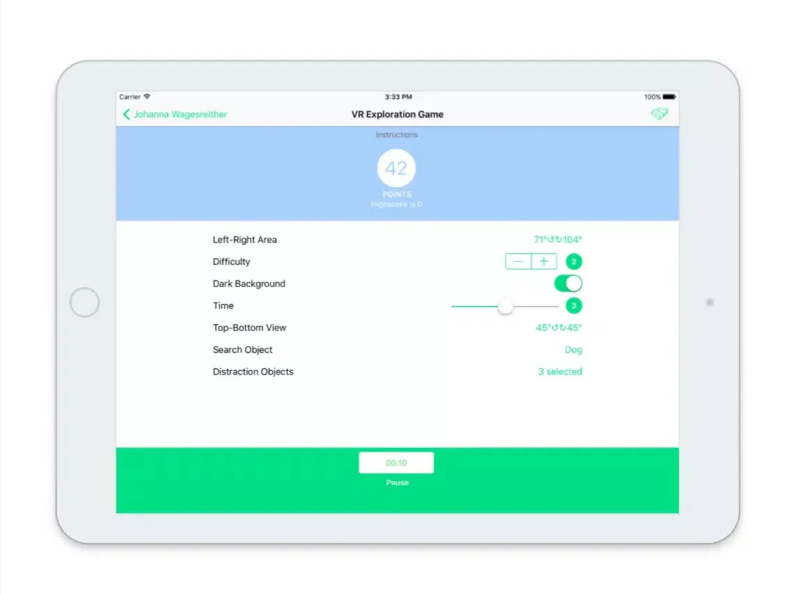 Скриншоты VRTherapy - Trainer App iPad 