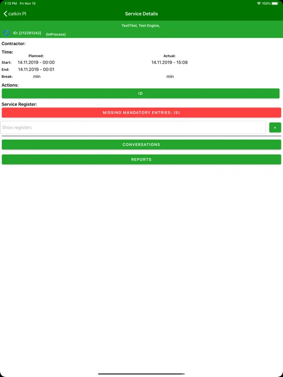catkin SmartApp iPad  Screenshots