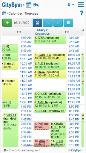 Скриншоты CityBpm Appointment scheduling