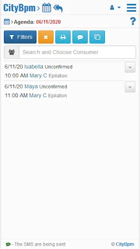 Скриншоты CityBpm Appointment scheduling