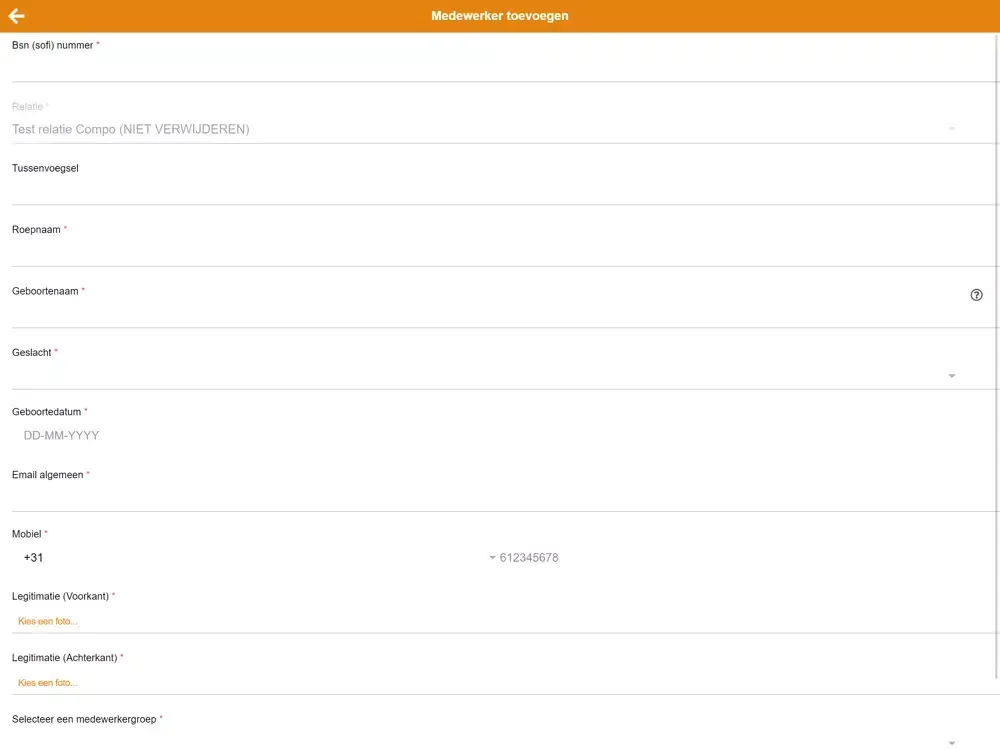 Capturas de tela do Staffable Relatie App iPad 