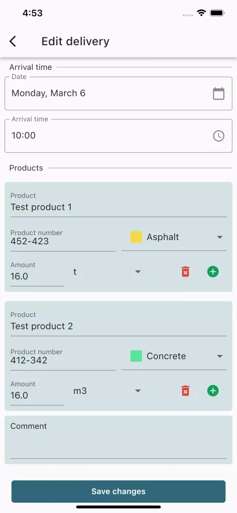 Comstruct Field App 스크린샷