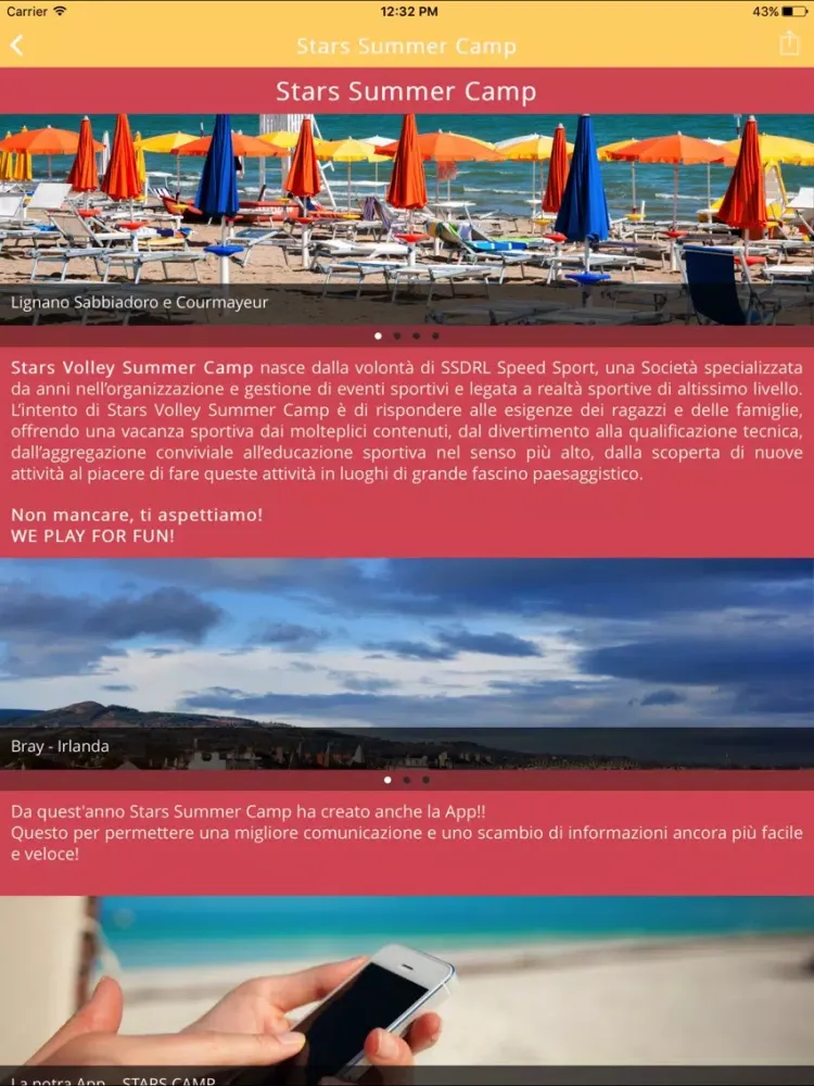 Capturas de tela do Stars Camp iPad 