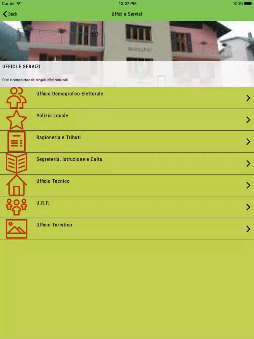 Comune di Campodolcino iPad  Screenshots