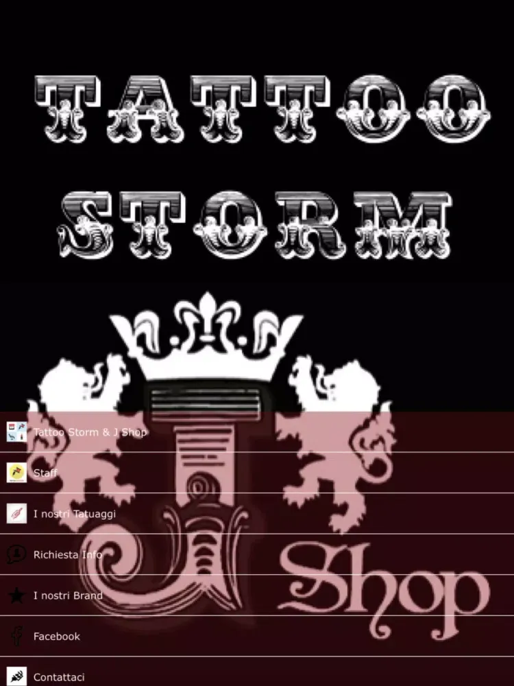 Tattoo Storm & J Shop iPad  Ekran Görüntüleri