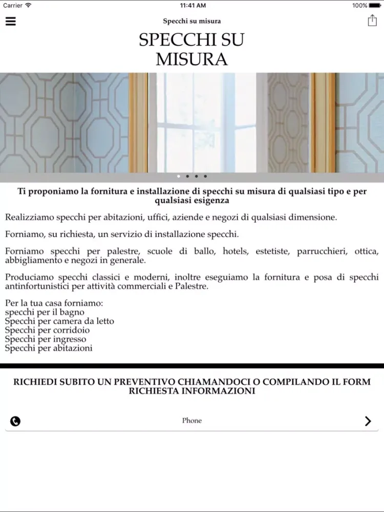 Emergenza Vetro Milano iPad  Screenshots