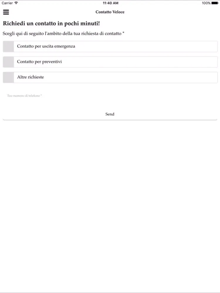 Emergenza Vetro Milano iPad  Screenshots
