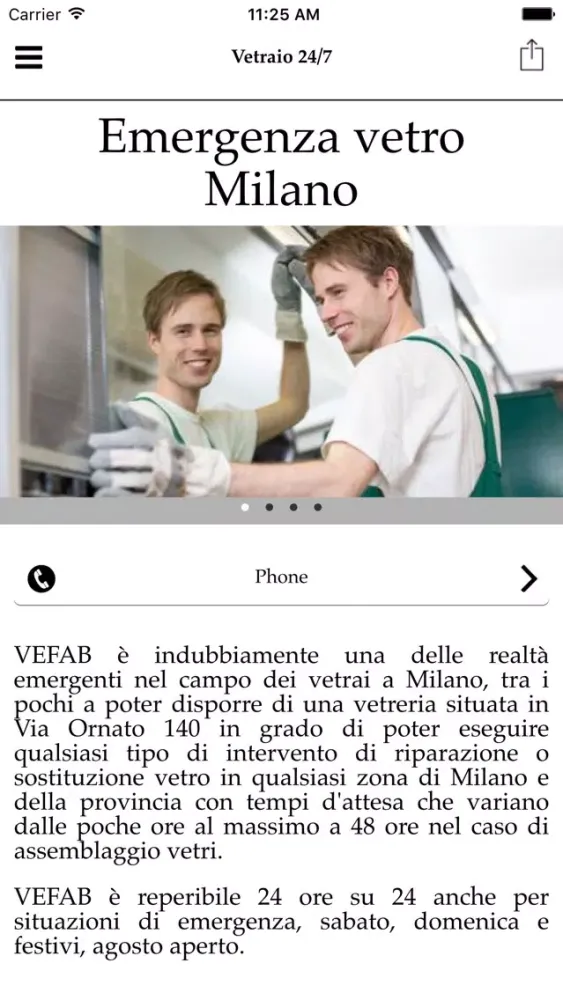 Emergenza Vetro Milano Screenshots