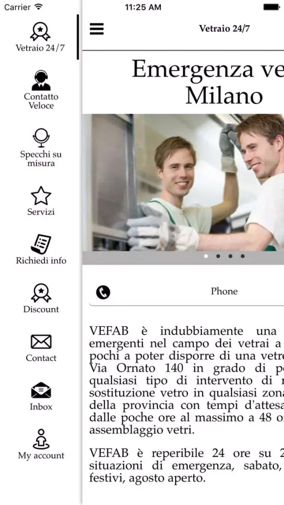 Emergenza Vetro Milano Screenshots