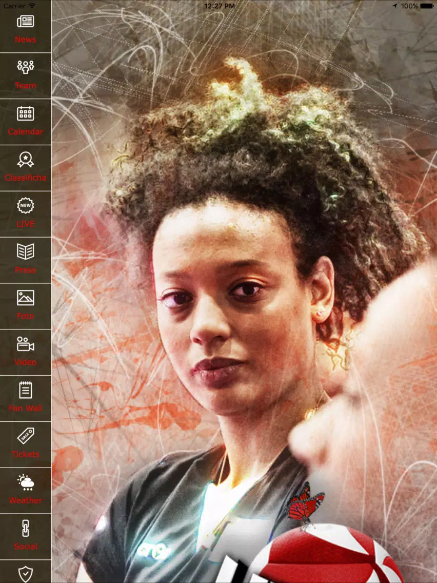 UYBA official iPad  Screenshots