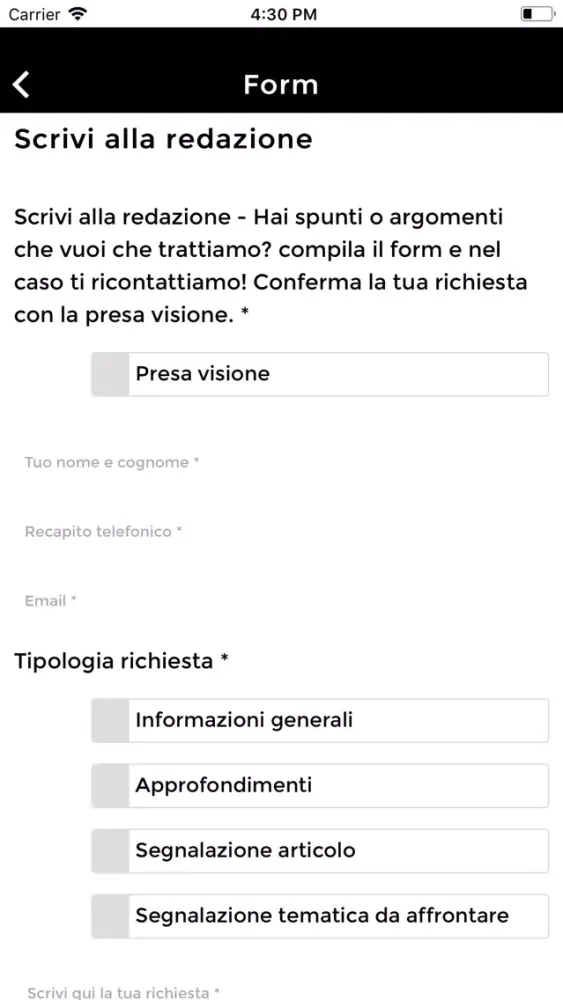 Ảnh chụp màn hình của Ticino - Grigioni Politica