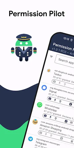Screenshot di Permission Pilot