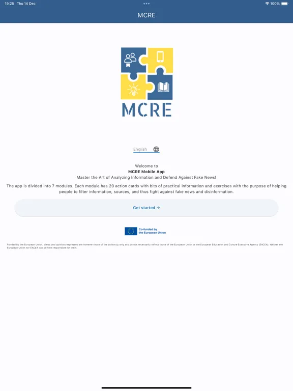 MCRE mobile app iPad  स्क्रीनशॉट