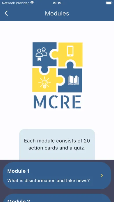 MCRE mobile app स्क्रीनशॉट