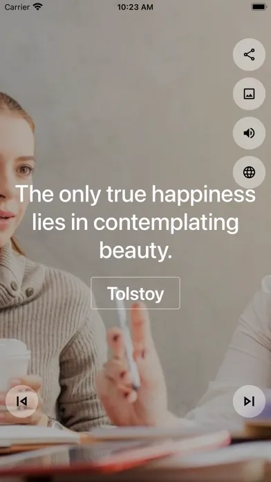 Screenshot di Philosophy quotes App