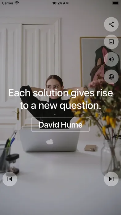 Screenshot di Philosophy quotes App