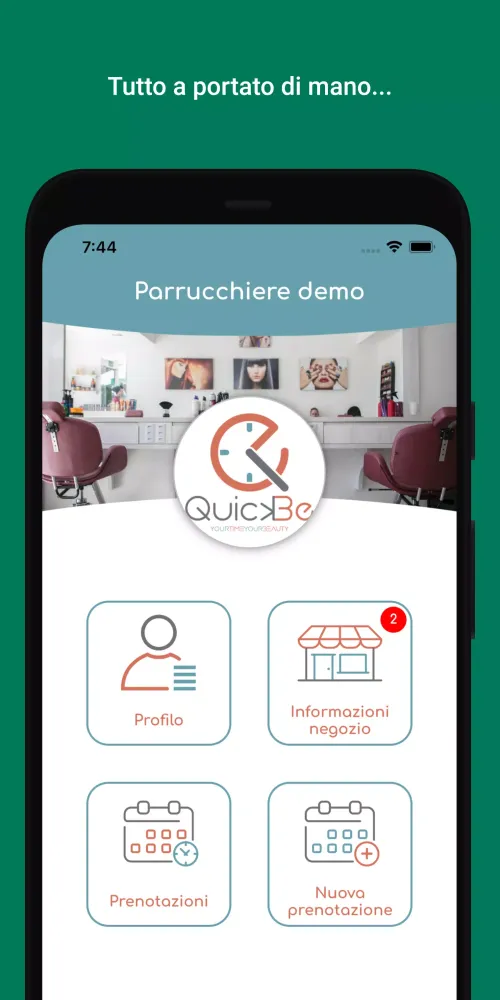 Captures d'écran de QuickBe