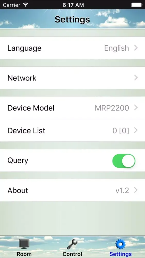 Zrzuty ekranu MRP 2200