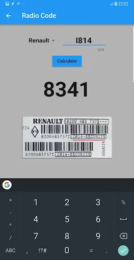 Dacia Service Reset应用截图